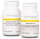 Berberine, 60 캡슐 및 Theracurmin HP, 60 캡슐과 통합 치료 번들 - 대사 지원을위한 Berberine * - Theracurmin 보충 27x More Bioavailable *
