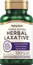 Piping Rock Herbal Laxative Capsules | 120 Count | Cascara Sagrada와 Senna Extract의 트리플 액션 보충 혼합 | Non-GMO, 글루텐 무료