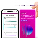 Proov - 가정에 힘 호르몬 추적자 - 여자 30-40+를 위해 - 당신의 호르몬 균형 & Perimenopause 단계 - 측정 FSH, LH, 에스트로겐 & 황체 호르몬 - 1 주기 시험 장비의 밑에