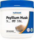Nutricost Psyllium Husk 분말 (1.5 파운드) - GMO-Free, 글루텐 - 무료