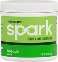 AdvoCare 스파크 - 에너지 음료 혼합 - 비타민 및 아미노산 보충 - 에너지 및 초점 지원 - 휴대용 면역 지원 - Sugar-Free - Limeade (10