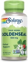 SOLARAY Goldenseal Root 550mg - 골든 씰 캡슐 - 웰빙 지원을위한 초본 보충 - Non-GMO, Vegan, Gluten Free, Lab Verified, 60 일 환불 보증, 50 서빙, 50 VegCaps