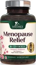 Menopause 여성용 보충제 - Black Cohosh와 Menopause Relief Support Probiotics, Mild Hot Flashes & Night Sweats & PH Balance Support Supplement - 120 캡슐
