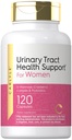 여성용 Carlyle Urinary Tract Health | 120 캡슐 | 여성용 릴리프 | D-Mannose, Cranberry Complex & Probiotic | 비 GMO, 글루텐 프리