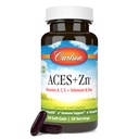 Carlson - ACES + Zn, 비타민 A, C, E + 셀렌 & 아연, 세포 건강 & 면역 지원, 산화 방지제, 60 Softgels