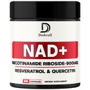Nicotinamide Riboside, Trans-Resveratrol, Quercetin - 셀룰러 에너지 및 수리, 활력, 건강한 노화 - 60 개