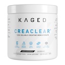 Kaged CreaClear Creatine Monohydrate Powder | Mixes Clear & Dissolves Completely, No Grit | Premium Micronized Creatine for Strength, Performance & Muscle Support | Unflavored | 30 Servings