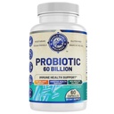 Probiotic 60 억 CFU / g | 면역, 소화 및 구트 건강 지원 | 지원 변비, 가스 및 부유 | 모든 자연, 낙농 무료 | 60 캡슐 | 미국에서 제작.