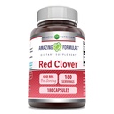 놀라운 포뮬러 레드 클로버 430 Mg 보충 | 캡슐 | Non-GMO | 글루텐 프리 | 미국 (1 팩 | 180 개)