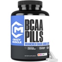 최적의 2 : 1 : 1 : 1 % 분기 된 사슬 아미노산의 비율 회복 및 성장, 알약 당 1000mg BCAAs 당 1000mg BCAAs ( BCAA 캡슐보다 더 많은) 240 정제