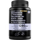 12-in-1 수면 지원 캡슐 - 마그네슘, Ashwagandha, L-Tryptophan, Valerian Root, GABA 및 5-HTP (90 캡슐)의 균형 잡힌 혼합을 가진 수면 보충을 형성하는 멜라토닌 - 무료 및 Non-Habit