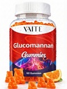 VAITE Glucomannan Gummies 2000mg - Amorphophallus Konjac 뿌리 추출물 - 식물 기반 일일 섬유 지원 - Vegan Soluble Fiber Supplement - 글루텐 무료, Soy-Free - 60 Gummies - Chew에 쉬운