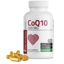Bronson CoQ10 200 MG 높은 힘 세포질 에너지 생산, 60 채식 캡슐