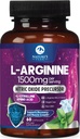 L-Arginine Complex - 추가 강도 니트로 산화물 부스터 보충 - 천연 심장 건강 및 근육 지원을위한 프리미엄 에너지 혼합 - 남성 및 여성용으로 제작 된 비 GMO, 미국 - 60 캡슐