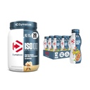 Dymatize Performance Protein Shake, Fruity Pebbles (12 팩) + ISO100 Whey Protein Powder Isolate, Gourmet Vanilla (20 서빙)의 번들