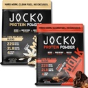 Jocko 연료 단백질 번들 (2 팩) - 초콜릿 땅콩 버터 (2lb) + 바닐라 (2lb) - 근육 회복 및 성장 지원