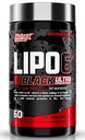 Nutrex Research Lipo-6 Black Ultra Concentrate | Thermogenic Energizing 지방 버너 보충, 체중 감소, 에너지 및 강렬한 초점 | 캡슐, 60Counts
