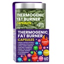 Thermogenic 지방 버너 캡슐 - 여성 및 남성, 식욕 억제제, Metabolism Booster - 녹차, 커피 추출물, Garcinia Cambogia - 체중 감량을위한 다이어트 알약 - 60 캡슐