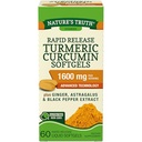 자연의 진실 급속한 방출 심황 쿠르쿠민 Softgels, 1600mg - 60의 액체 Softgels 각각 (2의 볼트 팩)