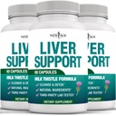 Liver Cleanse Detox & Repair - 우유 이틀 보충 - Choline, Artichoke Extract, Chicory & Dandelion Root Supplement와 함께 라이브 지원 - 우유 이틀 간 해독 및 간결 - 180 카운트