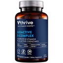 Vthrive Bioactive B-Complex - 비타민 B + 에너지 생산을위한 활성 효소 (120 식물성 캡슐)
