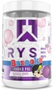 RYSE로드 사전 운동 분말 - Bazooka 포도 - 390mg Caffeine, Beta Alanine, 및 펌프, 초점 및 에너지를위한 Citrulline을 가진 남성 및 여성을위한 매일 사전 운동 - 30 서빙