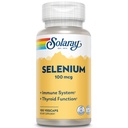 Solaray Selenium 100 mcg, 건강한 면역 체계, 갑상선 기능 및 산화 방지제 지원, Vegan, 실험실 확인되는, 60 일 보장되는, 100의 서빙, 100의 VegCaps