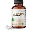 Futurebiotics 셀레늄 200 mcg - 셀레늄 아미노산 복합 단지 - 우수한 흡수, 비 GMO, 250 캡슐과 필수 추적 미네랄
