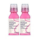 Nausea, Heartburn, Indigestion, Upset Stomach, Diarrhea를 위한 촉진 & 경향 Stomach 기복 액체 - 5개의 증상을 위한 빠른 기복, Antidiarrheal, Bismuth Subsalicylate 525 mg, 본래, 8개 oz (포장 2)
