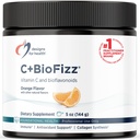 건강 C + BioFizz Fizzy 비타민 C 음료 분말 Bioflavonoids와 높은 효능 분말 - Immune + 산화 방지제 지원 - Vegan (36 서빙 / 144g)