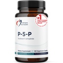 건강 P-5-P를 위한 디자인 - 50mg 비타민 B6 (P5P Pyridoxal-5-Phosphate) 보충교재 - 비 GMO, Vegan B-6 (120의 캡슐)