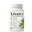 Liver Advanced+, 120 Veggie 캡슐 | 밀크 이틀, 댄 델리온, NAD, NAC, ALA, TUDCA, 글루타히온, 아티코케, 심황, 아스트라갈루스 | 비 GMO, 글루텐 무료