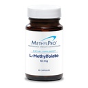 MethylPro L-Methylfolate 10 mg - 건강한 Mindset를 지원합니다 - 메틸화 지원 & 생화확적인 반응을 위한 활동적인 Folate - 높게 생물 가능 - 30의 서빙 - 30의 캡슐