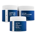 Opti+ Heart & Vascular 건강 번들 - rTG Omega-3, Homocysteine B-Vitamins & D3 K2 보충교재 장비 | 지원 심혈관 웰빙 & 건강한 시효* | 3 제품 매일 심장 지원 팩