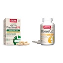 Jarrow 공식 Probiotics & Bone 지원 보충교재는 Jarro-Dophilus EPS 10 억 CFU와 비타민 D3, K2 & 칼슘을 가진 BoneUp를 묶습니다