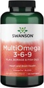 Swanson Multiomega 3-6-9 (플라스 붕어 물고기) 2400 밀리그램 120 Sgels