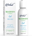 Reboot Silverten Forte - 항균 실버 부상 치료 젤 - 3.4oz - 불타는, 가려움 및 흉터를위한 빠른 응급 처치 - 냉각, 소싱 및 Revitalizing - 아이 & 애완 동물을위한 안전