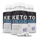 (3 팩) 진보된 Keto 1500년 Keto 알약 1275MG 새로운 & 개량한 공식은 Apple Cider Vinegar 여분 처녀 올리브 기름 분말 녹차 잎 180 캡슐을 포함합니다