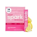 AdvoCare 스파크 비타민 & 아미노산 보충교재 - 비타민 A, B-6, C & E를 가진 초점 & 에너지 음료 분말 혼합 - 또한 L 카르니틴 & L 티로신 - 분홍색 레몬, 14의 지팡이 팩을 포함합니다