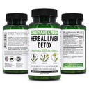 Siberian Green Herbal Liver Detox with Milk Thistle Artichoke Dandelion 60 캡슐 - 전통적인 Siberian Formula Plus Enzymes to Support Liver 건강