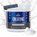 Micronized Creatine Monohydrate Powder, Vegan Creatine Powder Unflavoured, 남성용 보충제, 여성용 순수한 운동 Essential, NSF 인증 (150g) (5g Per Serv) (30 서빙) - Vida Fit