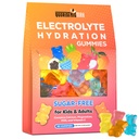 Electrolyte Gummies Sugar Free | 런닝 및 스포츠용 전해질 수화 에너지 구미 - 어린이 및 성인, 여러 혼합 맛, 글루텐 프리, 90 카운트 칼슘 및 비타민 C를 가진 에너지 Chews
