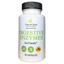 Casa de Sante FODMAP 소화 효소, 높은 Inulin 없음, Keto Carnivore Intolerance 지원, 18 다 효소 Amylase Bromelain Lipase Lactase Protease Papain 알파 galactosidase, 더 많은 것 - GMO 없음