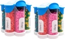 Extra Large Pill 주최자 Daily, Weekly, 월간 보충 병, 7 XL Compartments (2 팩 콤보)가있는 귀여운 Blossom Pill 분배기 (Light Blue 2 Pack)