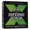 PMD Sports Six Week Inferno Stack - 최대 힘 뚱뚱한 가열기 및 CLA 오메가 지방산은 근육 톤을 빠르고 증가시킵니다 - Arsenal X Inferno/120 액체 젤, Omega Cuts Elite/180 Softgels