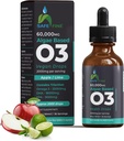 오메가 3 액체 채식 드롭 - 조류 오일의 DHA 및 EPA - 60 ml Dropper 병 - 봉사 당 2000 mg - 전체 가족을위한 전반적인 바디 웰니스 보충 지원