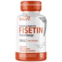 Nature's Fusions Nutri Fisetin 500mg 60 카운트 - 임상 복용량 - Fisetin 보충제 - 강력한 Senolytic 활성제, 산화 방지제, & 뇌 지원 - 천연 폴리페놀 - 60 카운트