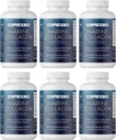 CORREXIKO 바다 교원질 보충교재 알약 - 추가된 Hyaluronic 산, 비타민 C & 무기물을 가진 서빙 당 1800mg 가수분해된 교원질 펩티드 - 머리, 피부 & 못을 위해 - 720의 캡슐 6 달 공급