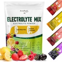 GREENPEOPLE Electrolytes Powder No Sugar - Sugar Free Hydration Electrolyte Packets - 과일 맛 Electrolyte 음료 혼합 - 8 Electrolytes 5 비타민 및 미네랄 비건 GMO 16 스틱