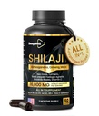 남자 & 여자를 위한 Shilajit 캡슐, 16,000mg 순수한 Himalayan 유기 Shilajit 지원 활력과 웰빙, Premium 순수한 Himalayan 보충교재 2 달 공급, 60의 캡슐